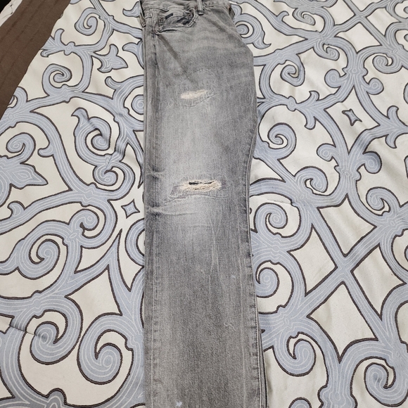 SOLD!!! Polo Ralph Lauren  Men’s Sullivan Slim Distressed Jeanns - Grey - 34×32 - Picture 7 of 12